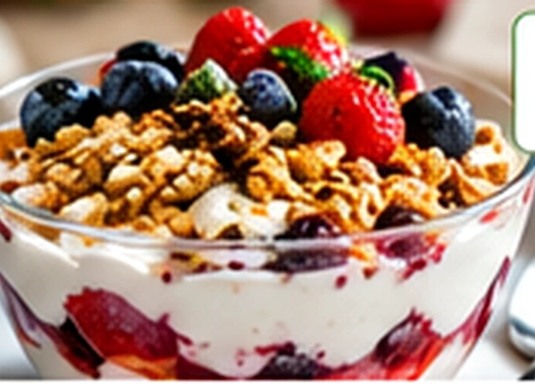 Berry yogurt parfait