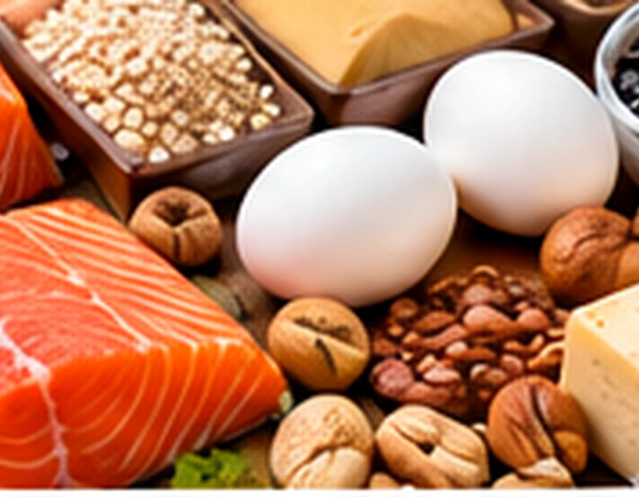 Fish, eggs, nuts and other protein foods